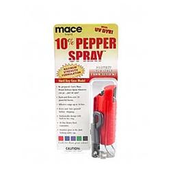 Mace Security 10% Pepper Spray 11gm w/Hard Key Case Red