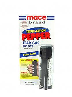 Mace Security International Police Triple Action Pepper Spray 18gm .