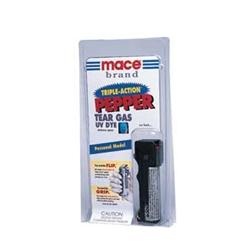 Mace Security Pocket Triple Action Pepper Spray 11gm w/Keychain