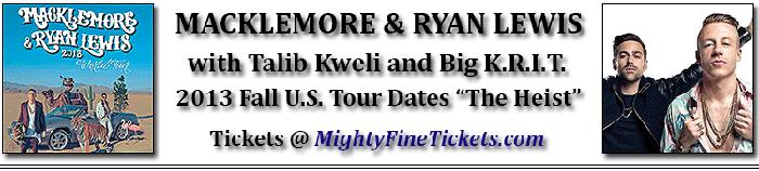 Macklemore & Ryan Lewis Concerts in Seattle WA Tickets 2013 Key Arena