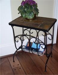 Magazine End Table with Slate Top - 4D Concepts - 601613