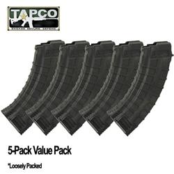 Magazine Tapco Intrafuse AK47 7.62x39 30 Rounds 5-Pack Black