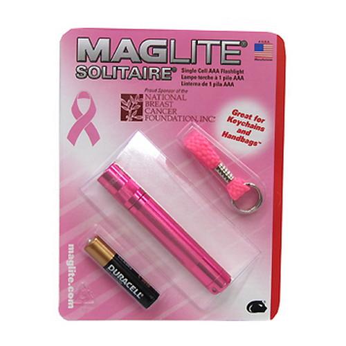 Maglite K3AMW6 AAASolitaire Blister Pink NBCF