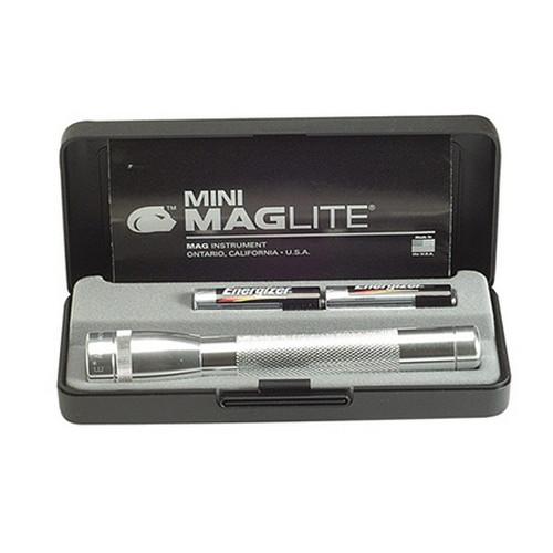 Maglite M2A10L Mini Maglite AA Pres Box Silver