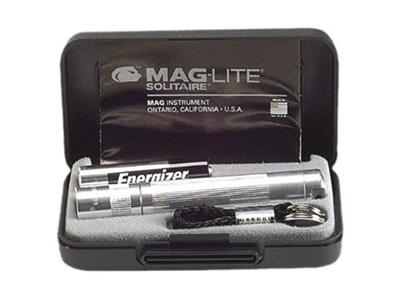 Maglite Mag-Lite Solitaire Pres Box Silver K3A102