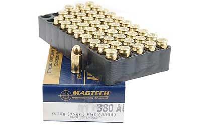 MagTech Sport Shooting 380ACP 95Gr Full Metal Case 50 1000 380A