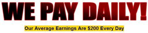 Make $200-$1000 Per Day! Paid Daily! Free To Join...Start Today!