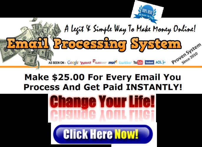 Make $25 Over and Over Processing Emails from Home!! 138
