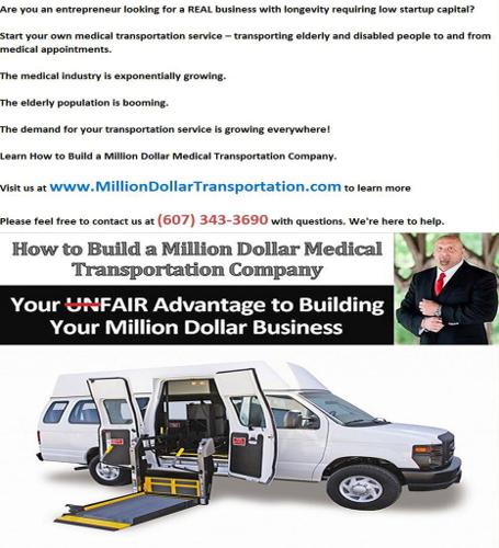 ??? Make Money Transporting Elderly and Disabled ???
