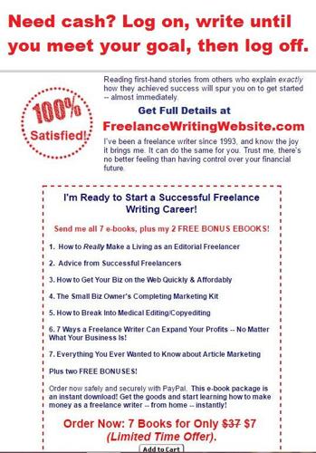 Make money writing from home -- here's how. I've been doing it for years. You can too.