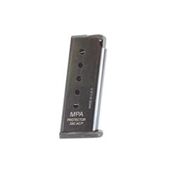 MasterPiece Arms MPA Protector Magazine 380ACP 6 Rounds Stainless