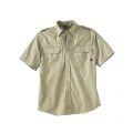 Men's Short Sleeve Shirt Khaki X-Large