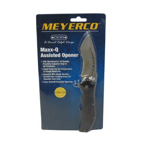 Meyerco MFDRMQ2AO MAXX-Q Assisted Opener Serrated