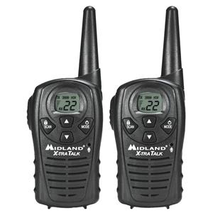 Midland LXT118 22 Channel GMRS Radios - Black (LXT118)