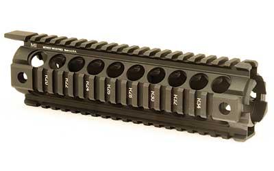 Midwest Industries Two Piece Drop In Handguard Gen 2 Mid Length Black MCTAR-18G2