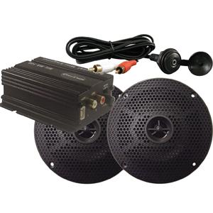 Milennia MA100PKG w/Amp Black Speakers & Mini Plug (MILMA100PKG)
