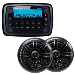 Milennia MPK21 Stereo Package w/PRV21 Receiver & SPK652 Speakers - .