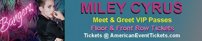 Miley Cyrus Bangerz Detroit Tickets April 12, 2014 Meet & Greet