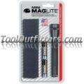 Mini-MagLite® Black Flashlight Kit with Holster and 2 AA Batteries