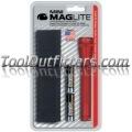 Mini-MagLite® Red Flashlight Kit with Holster and 2 AA Batteries