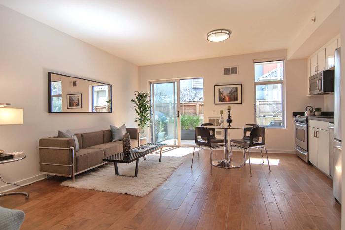 Modern High-End Studio with Large Patio in Coveted Potrero