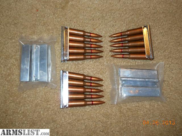 Mosin Nagant Stripper clips 7.62x54r in packs of 5 BNIB