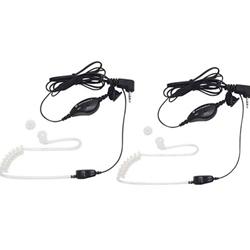 Motorola Talkabout Surveillance Headset with Push-To-Talk Microphone - 2 Headsets