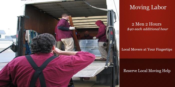 Moving Help in Tampa, FL . Moving Labor . 2 Men 2 Hours $100