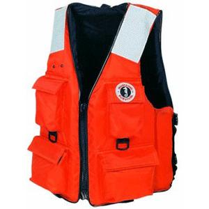 Mustand 4-Pocket Flotation Vest: Small (MV3128T2-S-OR)