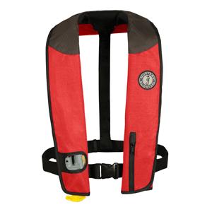 Mustang Deluxe Adult Inflatable - Automatic - Universal - Red/Black.