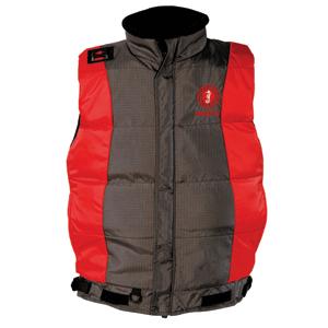 Mustang Integrity Flotation Vest - Small - Red/Carbon (MV3224-S-RD/.