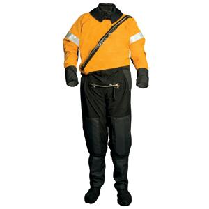 Mustang Water Rescue DrySuit - XXX-Large - Yellow/Black (MSD575WR-X.