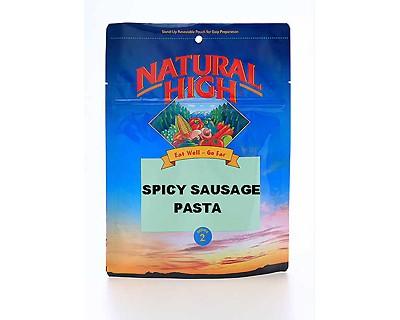 Natural High 00439 Spicy Sausage Pasta Serves2