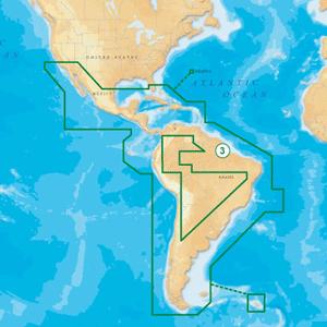 Navionics Gold Central and South America on CF (CF/3XG)