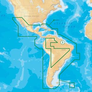 Navionics Gold Central and South America on SD/Micro SD (MSD/3XG)