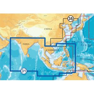 Navionics XL9 31XG - Indian Ocean & South China Sea - SD Card (31XG.