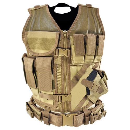 NcStar Tactical Vest/Tan Large CTVL2916T
