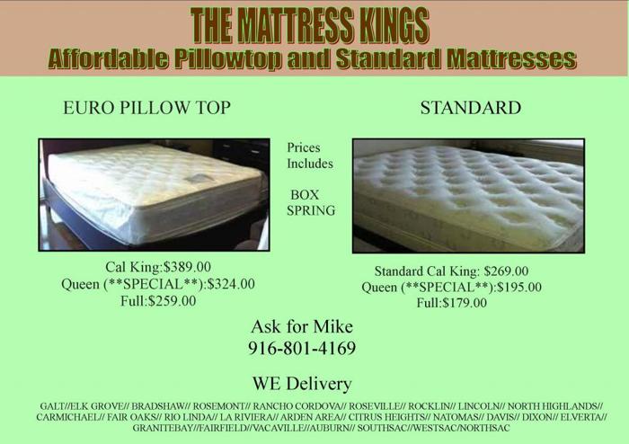 Need a New MATTRESS we have all sizes LOW PRICES CALL NOW