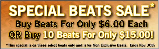 Need Beats? Choose From Over 200+ Beats On Sale Now - Buy 10 For $15