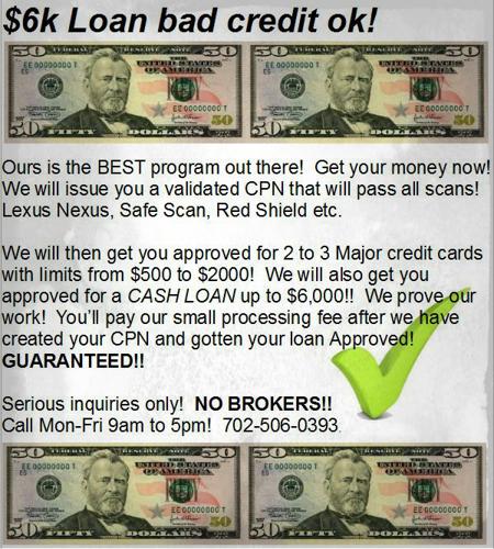 ? Need CASH? Bad Credit? No Problem! No, Seriously ... Get APPROVED!
