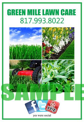 Need FLYERS for your lawncare business?