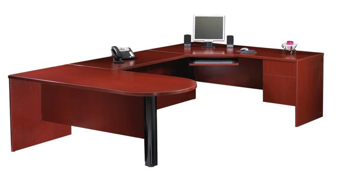NEW!! Executive BULLET U-SHAPE Desk- Available in 8 Colors