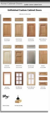 New Kitchen Cabinet Doors As Low As $8.99