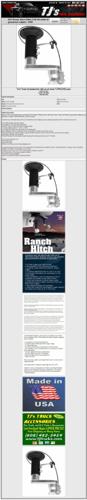 New Ranch hitch OFFSET 5th Wheel to Gooseneck Adapter free shipping US made