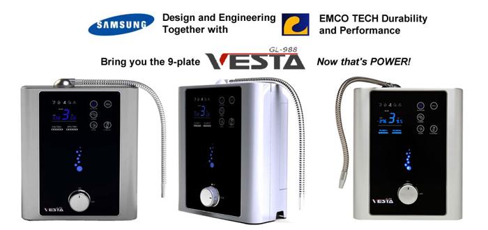 New Samsung Vesta Water Ionizer