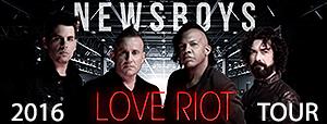 Newsboys Tickets Birmingham Concert 2016 Love Riot Tour BJCC Concert Hall