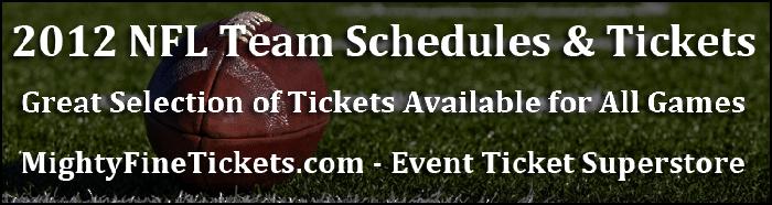 NFL National Football League All 32 Team Schedules & Tickets Info