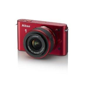 Nikon 1 J1 10.1 MP HD Digital Camera System with 10-30mm VR 1 NIKKOR Lens (Red) Reviews