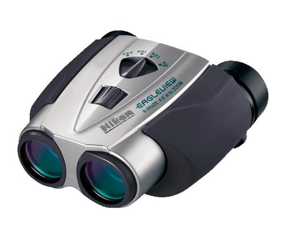 Nikon 8-24x25 Eagleview Zoom Silver Binoculars