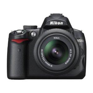 Nikon D5000 12.3 MP DX Digital SLR Camera with 18-55mm f/ 3.5-5.6G VR Lens and 2.7-inch Vari-ang...